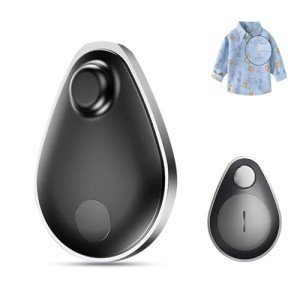 dibdib tag Hidden GPS Tracker for Kids 1 Pack,Bluetooth Tracker Works with Apple Find My (iOS only),Lost Mode,Suitable for Children,Elderly,Pets,Backpack,Phone,and More,Water Resistant Black