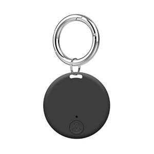 Aircawin Mini GPS Tracker,Key Item Finder Locator,No Monthly Fee App for iOS/Android 2023 Latest,Portable Anti-Lost Bluetooth Tag Item Tracker for Luggages/Kids/Pets/Phone/Wallet/Bag-1Pcs-Black
