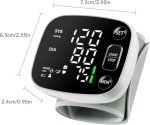 Oklar Blood Pressure Monitors for Home Use Rechargeable Wrist Digital BP Machine Cuff with LED Backlit Display, Voice Broadcast, 240 Memory Storage for 2 Users with Carrying Case