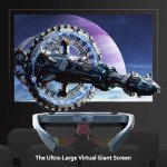 AR/XR Glasses-VILINE Smart Glasses for Gaming Headset Video Display Glasses Myopia Adjustment 1800 Brightness Sunglasses,FHD Adapted for PC/Android/iOS/PS5/Xbox/Steamdeck/Consoles