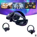 HTC Vive XR Elite with Deluxe Pack — Mixed Reality and PC VR Headset + Controllers + Starter Game Pack