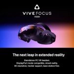 HTC Vive Focus Vision — Mixed Reality and PC VR Headset + Controllers