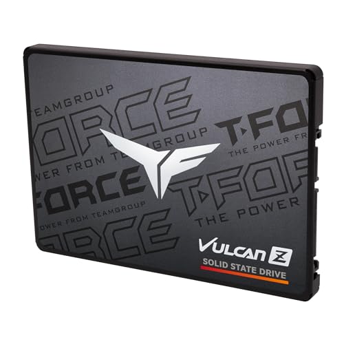 Team Group Vulcan Z 1TB SATA SSD - Black/Grey