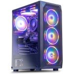 MXZ Gaming PC Computer R5 3600, RTX 4060, 16G DDR4, NVME 500G, A320,6RGB Fans,Windows 11 Pro Ready to use, Gamer Desktop Computer(R5 3600| RTX 4060)