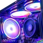 MXZ Gaming PC Computer R5 3600, RTX 4060, 16G DDR4, NVME 500G, A320,6RGB Fans,Windows 11 Pro Ready to use, Gamer Desktop Computer(R5 3600| RTX 4060)