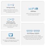 Beelink Mini S12 Pro Mini PC, Intel 12th Gen N100 (4C/4T, up to 3.4GHz), 16GB DDR4, 500GB SSD, Desktop Computer Support Dual HDMI 4K@60Hz, WiFi 6, BT5.2, NAS, Low Power