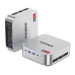 ACEMAGIC Mini PC AMD Ryzen 7 6800H, Mini Gaming PC 16GB DDR5 512GB SSD, Mini Computers Micro Desktop PC Support 4K Triple Display/WiFi6/BT5.2/Gaming/Office/Home