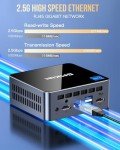 GMKtec Mini PC Intel Core i7-1195G7 (Turbo 5.0 GHz) 32GB DDR4 1TB SSD Desktop Mini Computers WiFi 6, BT 5.2/ DP, HDMI/RJ45 2.5G/USB4.0