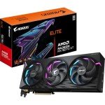 Gigabyte AORUS Radeon RX 9070 XT Elite 16G Graphics Card - 16GB GDDR6, 256bit, PCI-E 5.0, 3100 MHz Core Clock, 2 x DisplayPort, 2 x HDMI, GV-R9070XTAORUS E-16GD