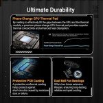 ASUS TUF Gaming GeForce RTX ™ 5070 12GB GDDR7 OC Edition Gaming Graphics Card (PCIe® 5.0, HDMI®/DP 2.1, 3.125-slot, Military-Grade Components, Protective PCB Coating, axial-tech Fans)