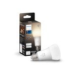 Philips Hue Smart 75W A19 LED Bulb - Soft Warm White Light - 1 Pack - 1100LM - E26 - Indoor - Control with Hue App - Works with Alexa, Google Assistant and Apple Homekit