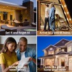 Leviton Decora Programmable and Astronomical Timer Switch for Lights and Motor Loads, Neutral Wire Required, Single Pole or 3-Way, VPT24-1PZ, White with Ivory and Light Almond Faceplates