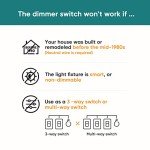 TREATLIFE Smart Dimmer Switch 4 Pack, Smart Switch Works with Alexa and Google Home, 2.4GHz WiFi Dimmer Light Switch for LED, CFL, Incandescent Bulbs, Neutral Wire Required, Single Pole