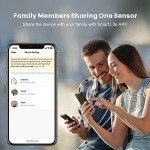 WiFi Door Sensor: Smart Door Open/Closed Detectors, Wireless Window Sensor with App Notification Alert, Contact Sensor for Home Security, Compatible with Alexa Google Assistant (1pack)