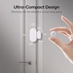 OUVOPO Zigbee Door Sensor 4 Pack, Mini Smart Door Sensor, Home Automation, Kid Safety, Work with Alexa, SmartThings, Home Assistant, Aeotec, Hubitat, Homey with Build-in Zigbee Hub, Hub Required