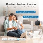 OUVOPO Zigbee Door Sensor 4 Pack, Mini Smart Door Sensor, Home Automation, Kid Safety, Work with Alexa, SmartThings, Home Assistant, Aeotec, Hubitat, Homey with Build-in Zigbee Hub, Hub Required