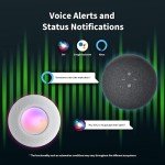 Aqara Door and Window Sensor P2, Matter Over Thread, Requires Thread Border Router, Contact Sensor with Remote Alarm and Local Automation, Supports Apple Home, Google Home, Alexa and SmartThings