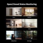 Aqara Door and Window Sensor P2, Matter Over Thread, Requires Thread Border Router, Contact Sensor with Remote Alarm and Local Automation, Supports Apple Home, Google Home, Alexa and SmartThings