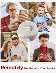 X-Sense Smart Smoke Detector Fire Alarm with Replaceable Battery, Wi-Fi Smoke Detector, Real-Time App Notifications, XS01-WX, 1-Pack