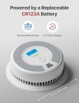 X-Sense Smart Smoke Detector Carbon Monoxide Detector Combo with Replaceable Battery, Wi-Fi Smoke and Carbon Monoxide Detector with Real-Time App Notifications, SC07-WX, 1-Pack
