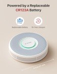 X-Sense Smart Smoke Detector with Voice Alerts and 17 Locations, Wi-Fi Smoke Alarm with SBS50 Base Station, Test from APP, Wireless Interconnected Fire Alarm, Model XS0B-MR61