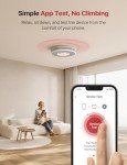 X-Sense Smart Smoke Detector with Voice Alerts and 17 Locations, Wi-Fi Smoke Alarm with SBS50 Base Station, Test from APP, Wireless Interconnected Fire Alarm, Model XS0B-MR61