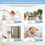 Home Alarm System,12 Pieces Smart Home Alarm Security System DIY No Monthly Fee,Phone Alert,Alarm Siren,Door/Window Sensors,Remotes,Compatible with Alexa and Google, for House Apartment Office,Villa