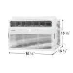 Frigidaire FHWW084TE1 Smart Window Air Conditioner, 8000 BTU