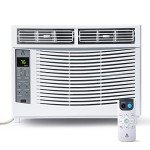 Acekool Smart Window Air Conditioner, 6000 BTU Air Conditioner Window Unit Remote/App Control and Dehumidify Function, Quiet Operation, Energy Savings, Cools 250 Sq.ft, 110-115V