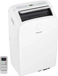 Hisense Smart SACC 8,000 BTU Dual Hose Portable Air Conditioner with Heat Pump, 4-modes (Cool, Heat, Fan, Dehumidifier) WiFi, Remote, Up to 550 sq. ft., AP55023HR1GD White - (Renewed)