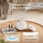Dreo 3L Top Fill Humidifiers for Bedroom, 30H & 26dB Quiet Runtime for Large Room, Cool Mist Ultrasonic Humidifier with Humidity Sensor, Night Light for Home, Baby, Nursery, Plants, 360° Nozzle, White