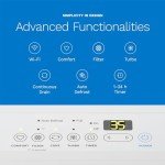 hOmeLabs 4,500 Sq. Ft WiFi-Enabled Dehumidifier - Powerful Humidity Control for Large Rooms & Basements - Robust Moisture Removal 50 pint (Previously 70 Pint) HME031003N