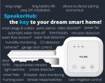YoLink SpeakerHub - Smart Home Speaker Hub, Plays Tones/Alarms and Your Text-to-Speech Custom Messages, Voice Announcements, Audio Voice Alert, Spoken Alerts, LoRa-Powered ¼ Mile Range, WiFi Required