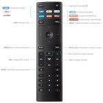 Universal for VIZIO Smart TV Remote Control Replacement XRT136