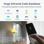 SwitchBot Universal Remote Control with Hub Mini Matter Enabled, Multi-use Smart Remote with Customize App, Control 25 IR/Bluetooth Devices and 10 Scenes, Compatible with TV/AC/SwitchBot BLE Devices