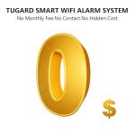 Home Alarm System,12 Pieces Smart Home Alarm Security System DIY No Monthly Fee,Phone Alert,Alarm Siren,Door/Window Sensors,Remotes,Compatible with Alexa and Google, for House Apartment Office,Villa