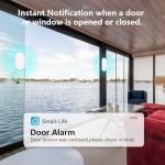 Home Alarm System,12 Pieces Smart Home Alarm Security System DIY No Monthly Fee,Phone Alert,Alarm Siren,Door/Window Sensors,Remotes,Compatible with Alexa and Google, for House Apartment Office,Villa