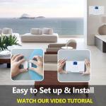 Home Alarm System,12 Pieces Smart Home Alarm Security System DIY No Monthly Fee,Phone Alert,Alarm Siren,Door/Window Sensors,Remotes,Compatible with Alexa and Google, for House Apartment Office,Villa