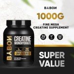 Premium Creatine Monohydrate Powder 1kg - 200 Servings