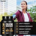 Premium Creatine Monohydrate Powder 1kg - 200 Servings