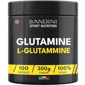 BandiniĀ® Pure L-Glutamine Powder, Vegan, 300g