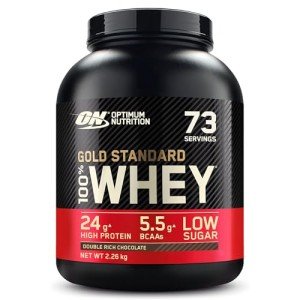 Optimum Nutrition Gold Standard 100% Whey Protein Powder - Double Rich Chocolate Flavour