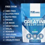 Vegan Creatine Monohydrate Tablets for Workouts
