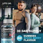 Creatine Monohydrate Gummies - 4000mg Mixed Berry