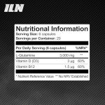 Vegan L-Glutamine 3000mg with D3 & B12