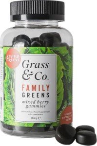 Grass & Co. Super Greens Gummies for Gut Health