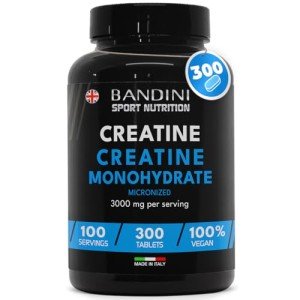 Bandini® 3000mg Vegan Creatine Monohydrate Tablets