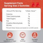Creatine Gummies with BCAAs for Enhanced Performance