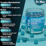 Premium Creatine Gummies with BCAAs and Electrolytes