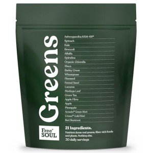 Free Soul Greens - 21 Superfood Blend, Vegan & Gluten-Free